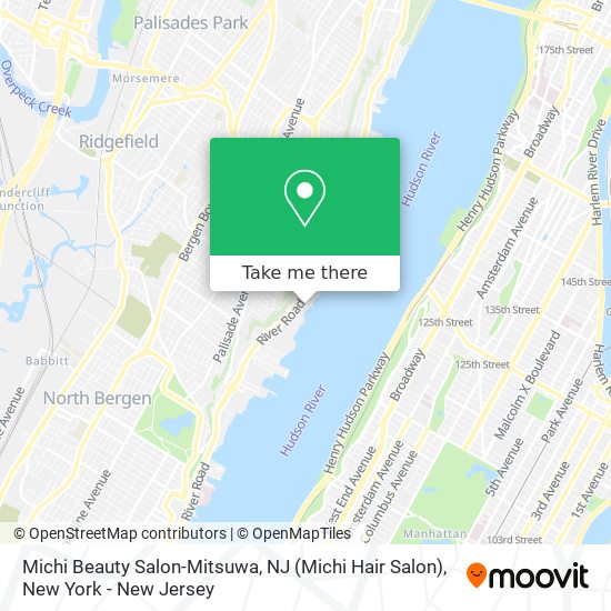 Michi Beauty Salon-Mitsuwa, NJ (Michi Hair Salon) map