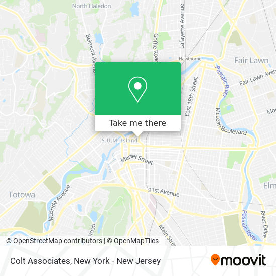 Colt Associates map