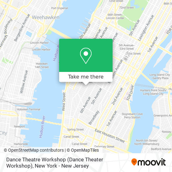 Dance Theatre Workshop (Dance Theater Workshop) map