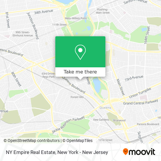 NY Empire Real Estate map