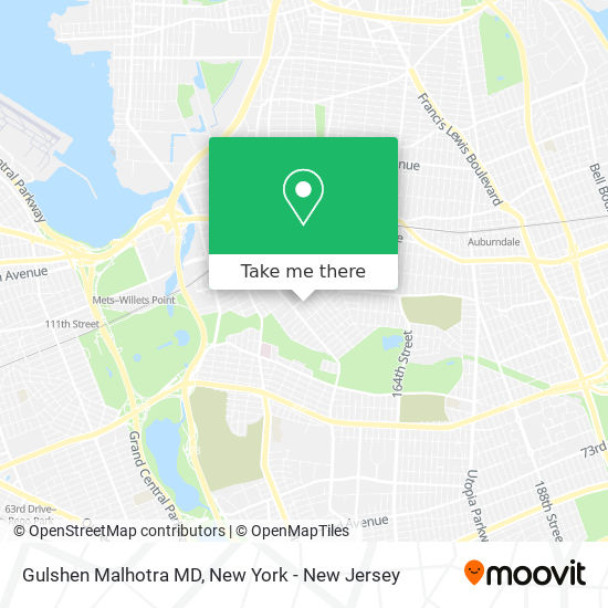 Gulshen Malhotra MD map