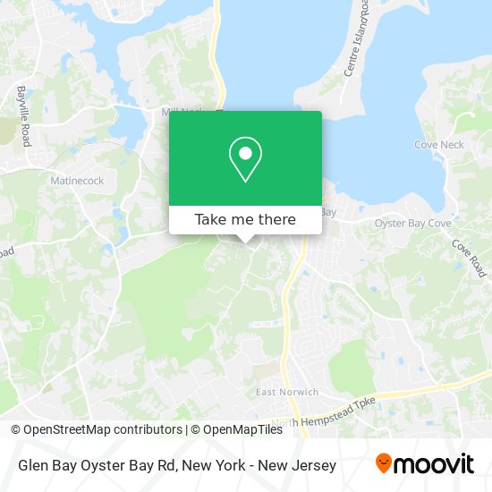 Glen Bay Oyster Bay Rd map