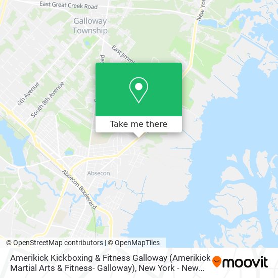 Amerikick Kickboxing & Fitness Galloway (Amerikick Martial Arts & Fitness- Galloway) map