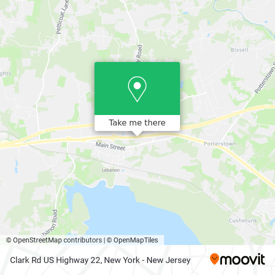 Mapa de Clark Rd US Highway 22