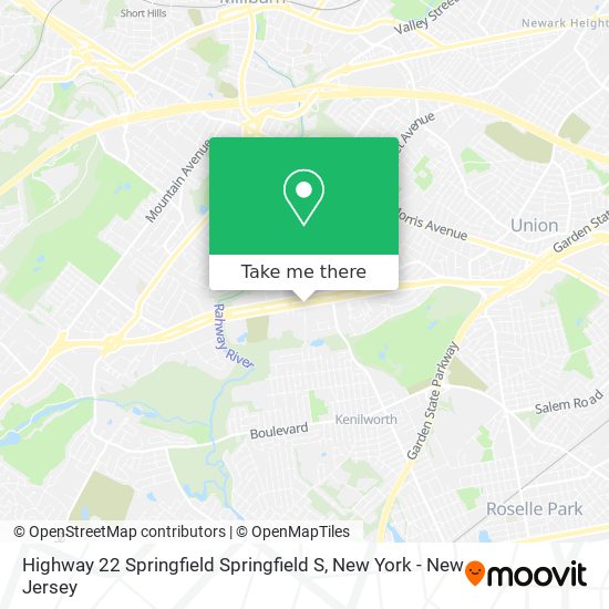 Mapa de Highway 22 Springfield Springfield S