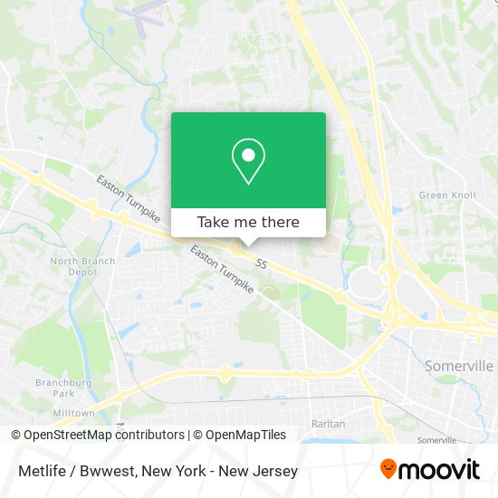 Mapa de Metlife / Bwwest