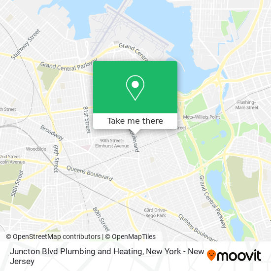 Mapa de Juncton Blvd Plumbing and Heating