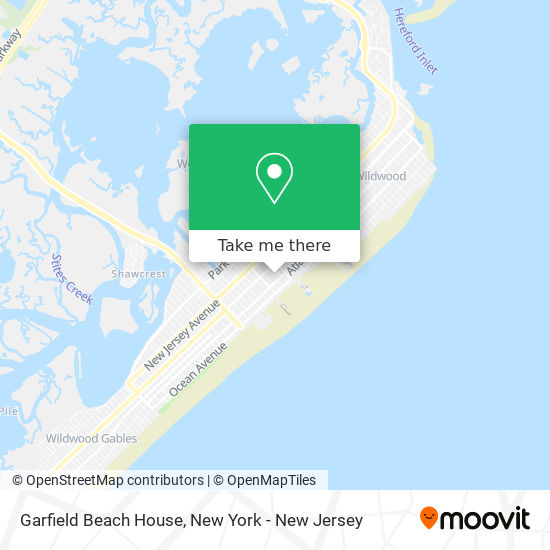 Garfield Beach House map