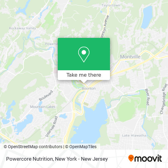 Powercore Nutrition map