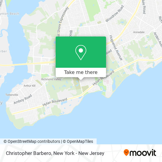 Christopher Barbero map