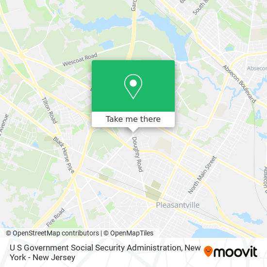 U S Government Social Security Administration map