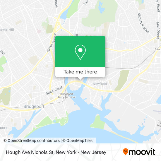 Mapa de Hough Ave Nichols St