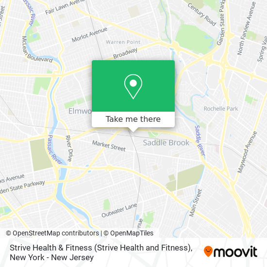 Strive Health & Fitness map