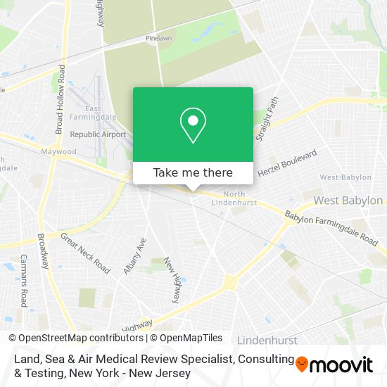 Land, Sea & Air Medical Review Specialist, Consulting & Testing map
