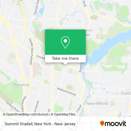 Summit Oradell map