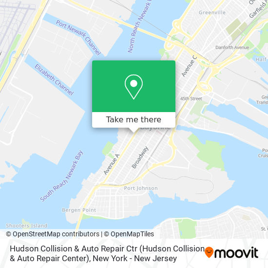 Mapa de Hudson Collision & Auto Repair Ctr