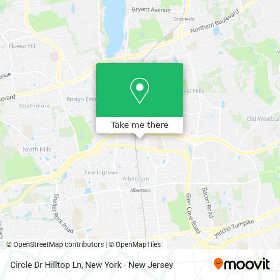 Circle Dr Hilltop Ln map