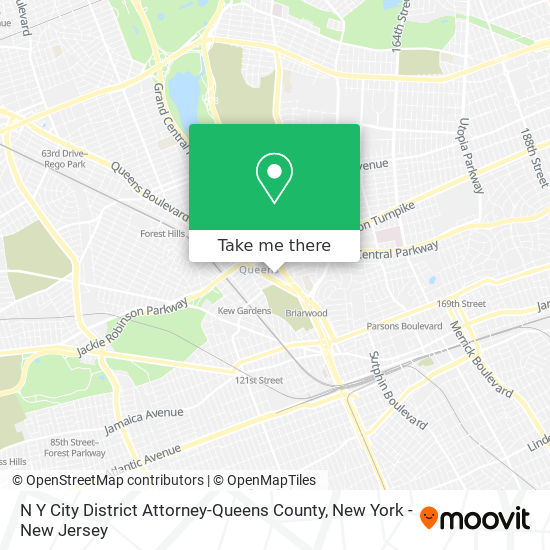 N Y City District Attorney-Queens County map