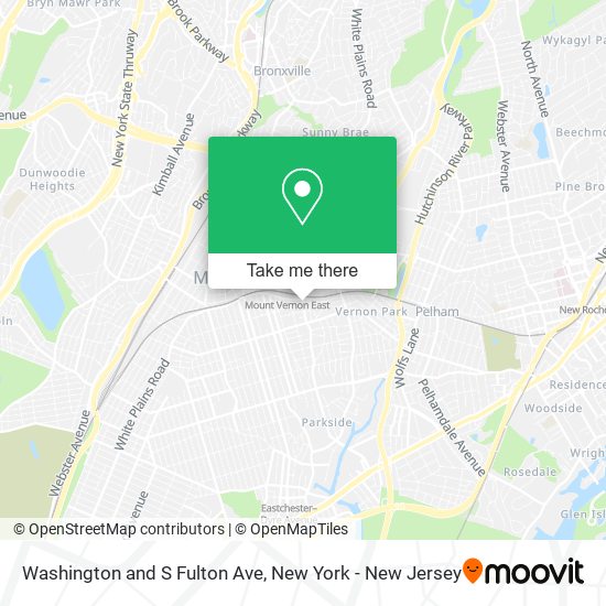 Mapa de Washington and S Fulton Ave