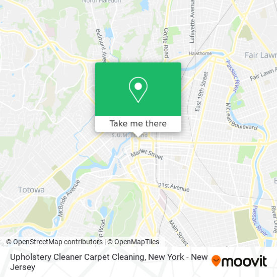 Upholstery Cleaner Carpet Cleaning map