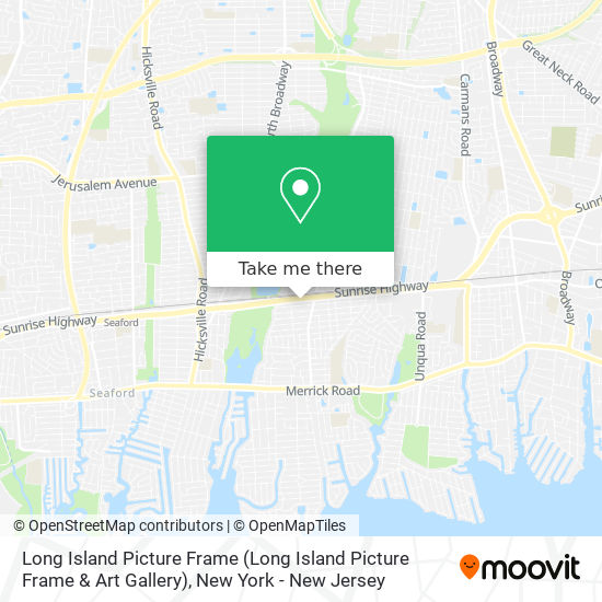 Mapa de Long Island Picture Frame (Long Island Picture Frame & Art Gallery)