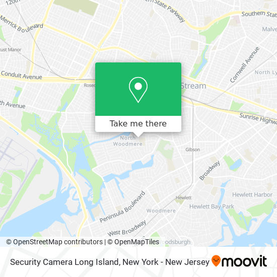 Mapa de Security Camera Long Island