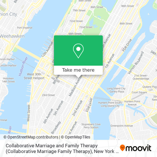 Collaborative Marriage and Family Therapy map