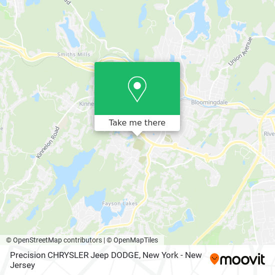 Precision CHRYSLER Jeep DODGE map