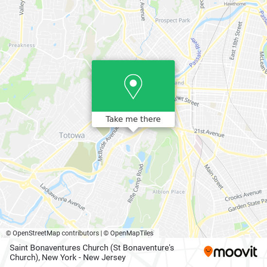 Saint Bonaventures Church (St Bonaventure's Church) map