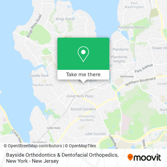 Bayside Orthodontics & Dentofacial Orthopedics map