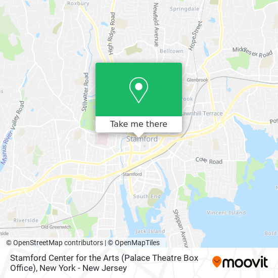 Stamford Center for the Arts (Palace Theatre Box Office) map