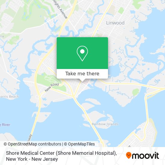 Shore Medical Center (Shore Memorial Hospital) map