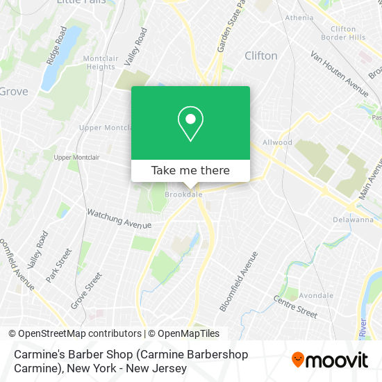 Mapa de Carmine's Barber Shop (Carmine Barbershop Carmine)