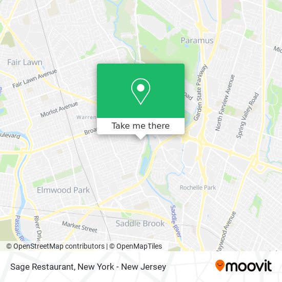 Mapa de Sage Restaurant