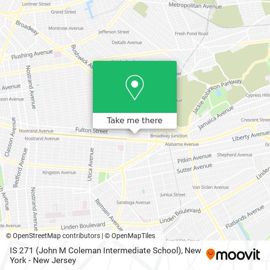 Mapa de IS 271 (John M Coleman Intermediate School)