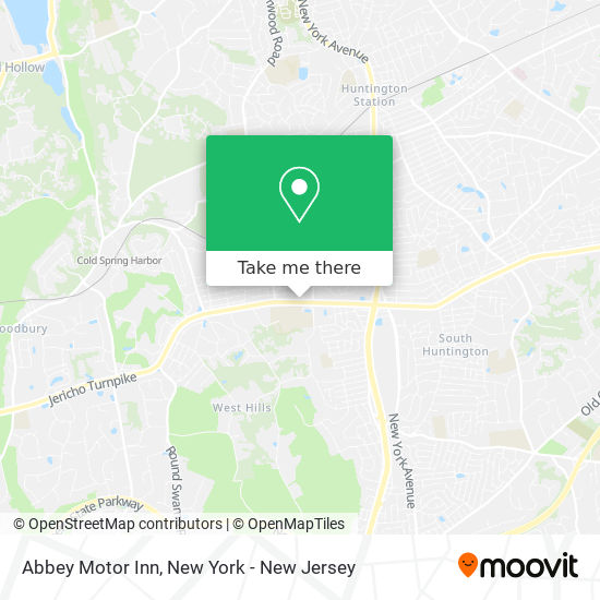 Mapa de Abbey Motor Inn