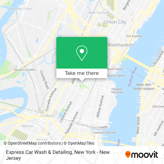 Express Car Wash & Detailing map