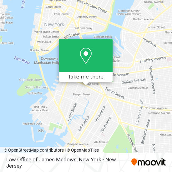 Law Office of James Medows map