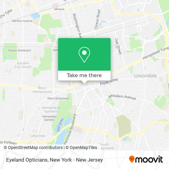 Mapa de Eyeland Opticians