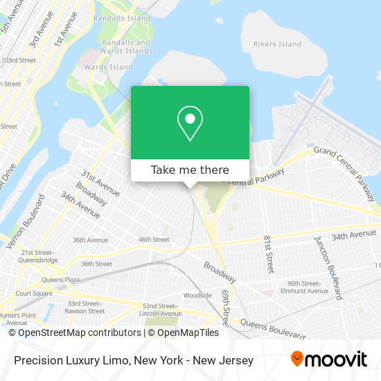 Precision Luxury Limo map