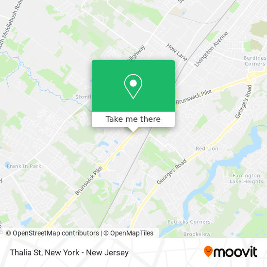 Thalia St map