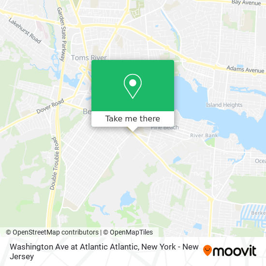 Mapa de Washington Ave at Atlantic Atlantic