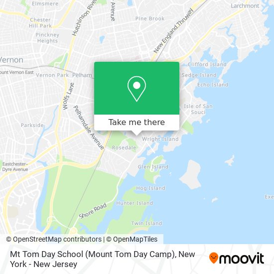 Mapa de Mt Tom Day School (Mount Tom Day Camp)