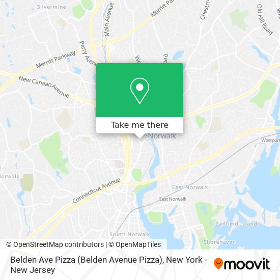 Belden Ave Pizza (Belden Avenue Pizza) map