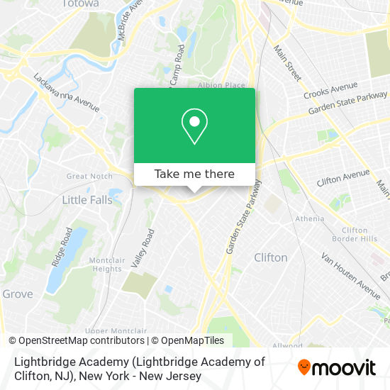 Lightbridge Academy (Lightbridge Academy of Clifton, NJ) map