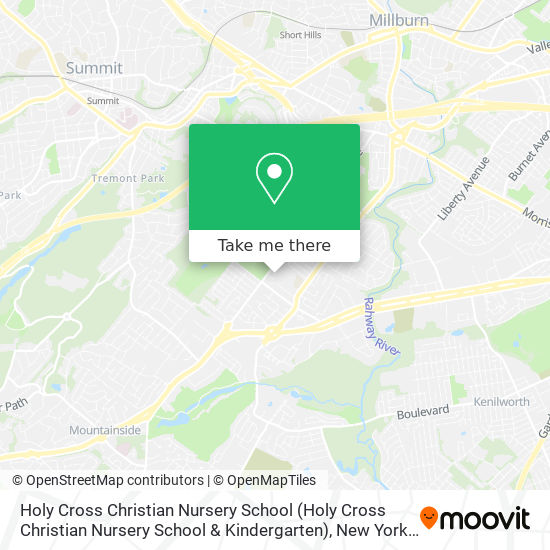 Holy Cross Christian Nursery School map