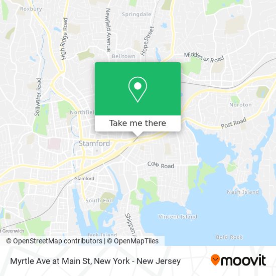 Myrtle Ave at Main St map