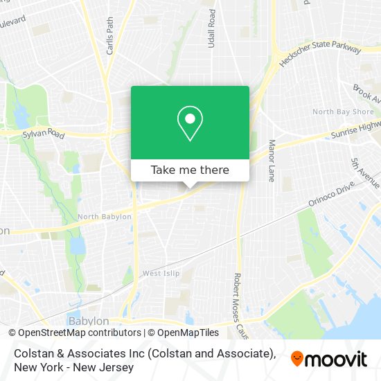 Mapa de Colstan & Associates Inc (Colstan and Associate)