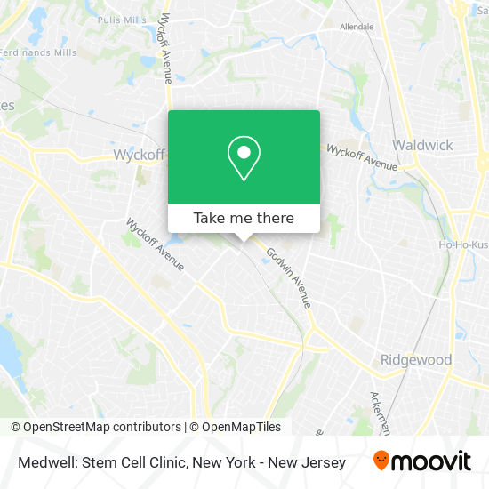 Medwell: Stem Cell Clinic map