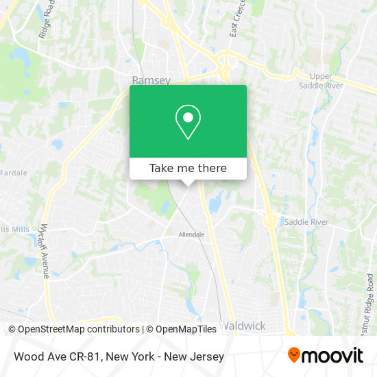 Mapa de Wood Ave CR-81